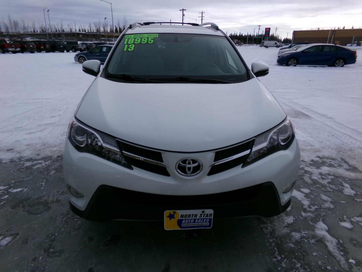 2013 White /Black Toyota RAV4 (JTMDFREV2D5) , located at 2630 Philips Field Rd., Fairbanks, AK, 99709, (907) 458-0593, 64.848068, -147.780609 - Photo#1